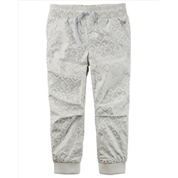 Fair Isle Poplin Joggers
