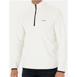 Ekru Regular Fit Polar Sweatshirt