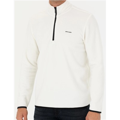 Ekru Regular Fit Polar Sweatshirt