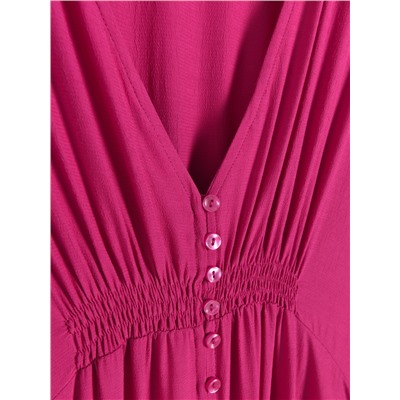 Midikleid aus Viskose