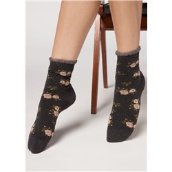 Kurze Socken mit Cashmere
