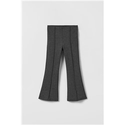 PONTE DI ROMA KNIT FLARED LEGGINGS WITH PIPING