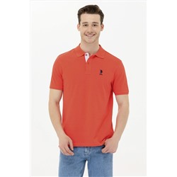 Erkek Kırmızı Basic Polo Yaka Tişört
