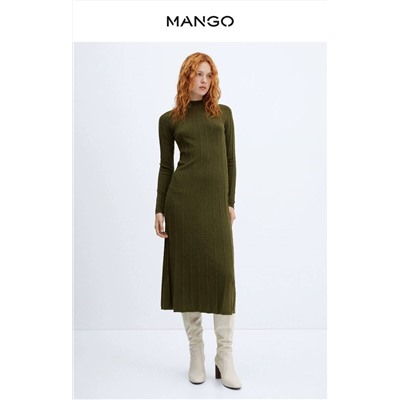 MANG*O женское платье с длинными рукавами