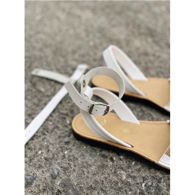 AB. Zapatos 320 blanco+Pelle 905 (220) Blanco-Marron АКЦИЯ