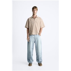 CAMISA CROPPED FIT CUADROS