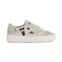 KARL LAGERFELD PARIS Women's Cate Pins Lace-Up Sneakers