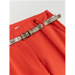Zigarettenhose mit Gürtel