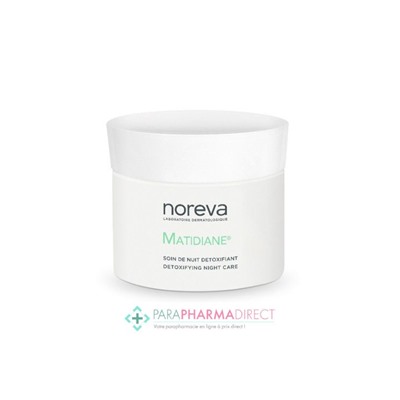 Noreva Matidiane Soin de Nuit Détoxifiant Peaux Mixtes à Grasses 50ml