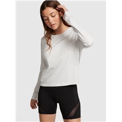 PINK COTTON LONG-SLEEVE T-SHIRT