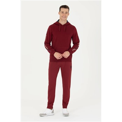 Erkek Bordo Eşofman Altı