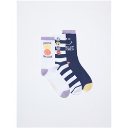 PACK OF 5 PAIRS OF LONG SMILEY® SOCKS