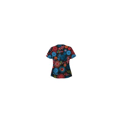 UA Spring Out Black Scrub Top