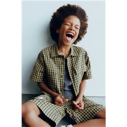 TEXTURED CHECK SHIRT