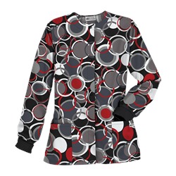 UA Circle Games Red Scrub Jacket