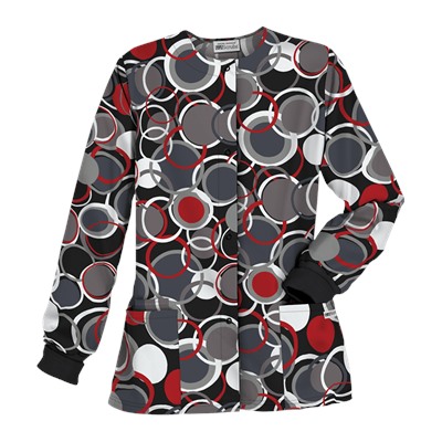 UA Circle Games Red Scrub Jacket