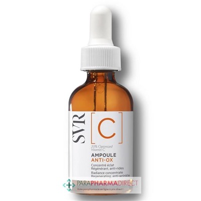 SVR [C] Ampoule Anti-Ox - Concentré Éclat, Régénérant, Anti-rides 30 ml
