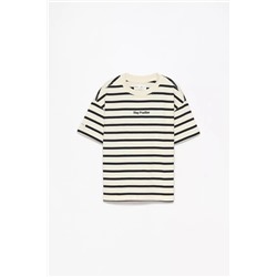 Camiseta manga corta rayas