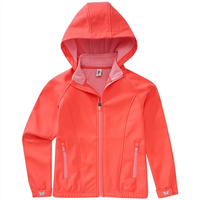 Mädchen Softshelljacke mit Kapuze