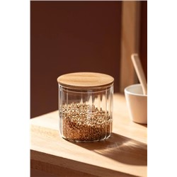 Lunel Optikli Silindir Cam Kavanoz - 700ML - Mini Boy