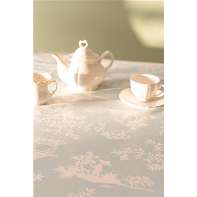 Bukuria Pvc Masa Örtüsü - Açık Mavi - 140x140 cm