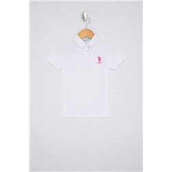 U.S. Polo Assn., Beyaz Kız Çocuk T-Shirt