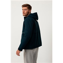 Chaqueta con capucha Azul noche