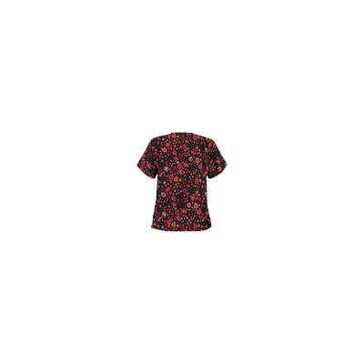 UA Lady Bug Oasis Black Scrub Top