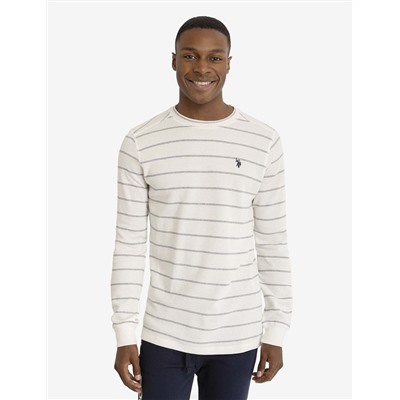 YARN DYE STRIPE THERMAL