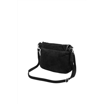 Bandolera de nobuk Negro - Firenze Artegiani