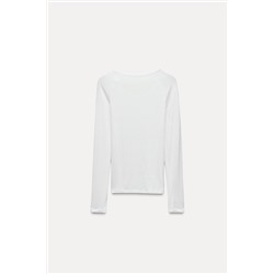 VISCOSE LONG SLEEVE T-SHIRT