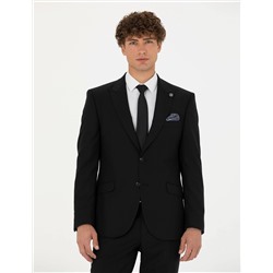 Siyah Slim Fit Takım Elbise