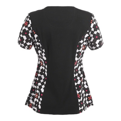 Cherokee Infinity Scrubs Mod About You Antimicrobial Print Top