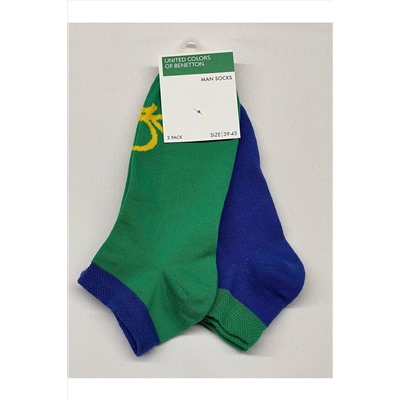 United Colors of Benetton Bnt-m24013 Benetton Erkek Ikili Çorap 71276 Saks Yeşil