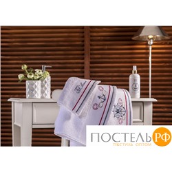 T1210T10123101 Набор полотенец Tivolyo Home NAVY с диффузором белый 3 предмета