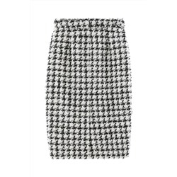 Falda midi Blanco