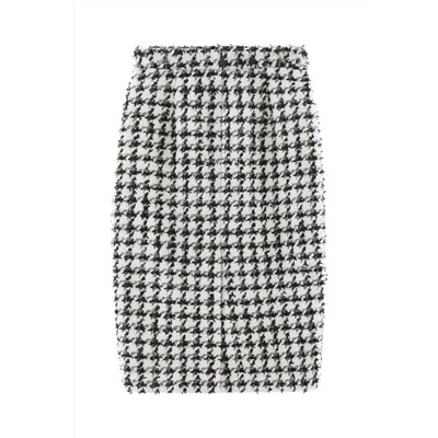 Falda midi Blanco