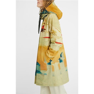 Parka capucha 100% algodón