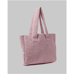 COZY SHERPA TOTE BAG