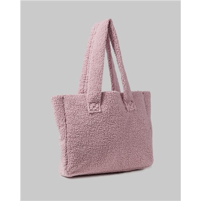 COZY SHERPA TOTE BAG