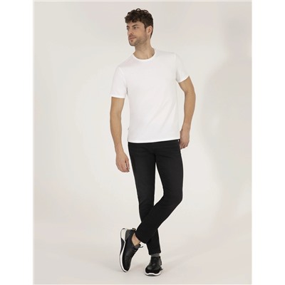 Beyaz Slim Fit Basic Tişört