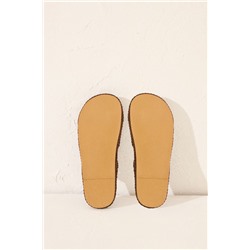 Sandalias marrones tiras cruzadas