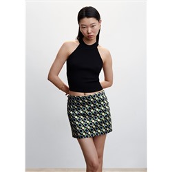 Minifalda estampada