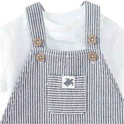 Newborn Latzhose und T-Shirt im Set