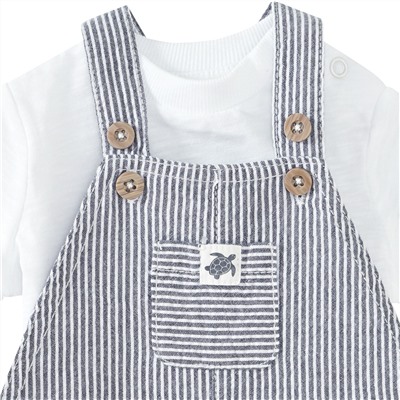 Newborn Latzhose und T-Shirt im Set