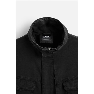 ABRIGO DENIM BOLSILLOS