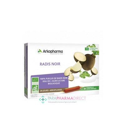 ArkoPharma ArkoFluides - Radis Noir - BIO 20 ampoules