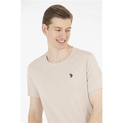 Erkek Taş Basic Bisiklet Yaka Tişört