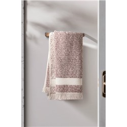 Brest %100 Pamuk Yüz Havlusu - Pudra - 50x80 cm