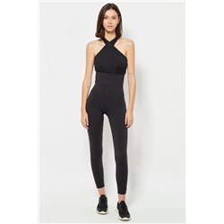 Leggings de sujeción lumbar - Negro